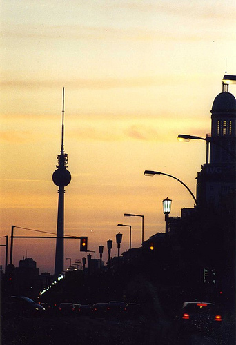 Berlin wieczorem