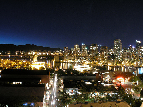 Vancouver nocą