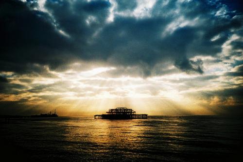Brighton - wschód słońca